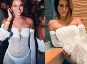 Bruna Marquezine e Cleo usam o mesmo look de R$ 2 mil e dividem opiniões na web