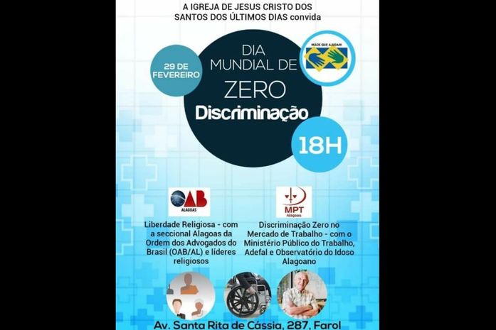 "DIA MUNDIAL DE ZERO DISCRIMINAÇÃO"