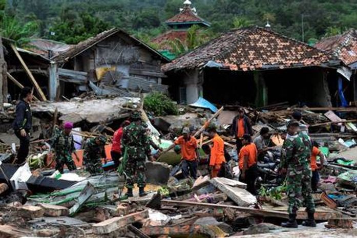 Desabrigados por conta de tsunami na Indonésia superam 5.500