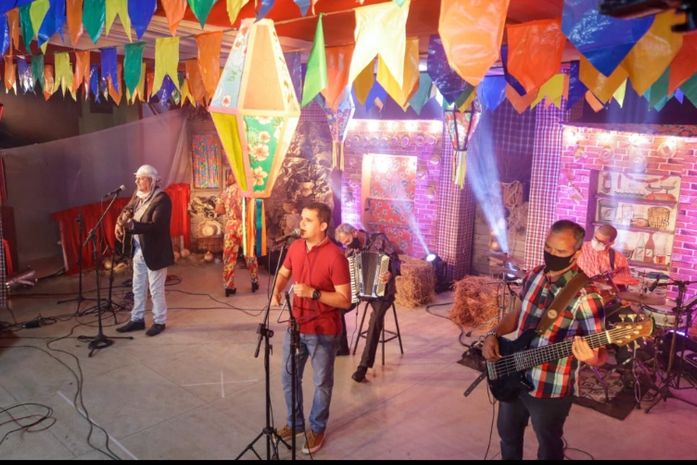 Arraiá Virtuá levou animação ao público de casa