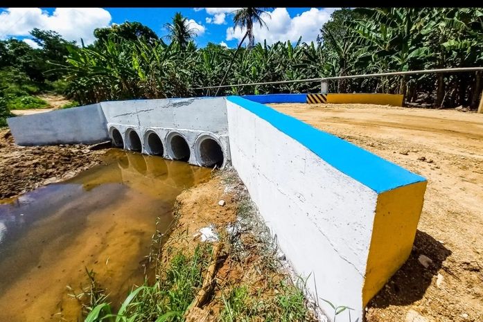Júlio Cezar entrega pontes da Operação Reconstrução em Lagoa do Canto e Fazenda Canto