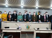 Secretária apresenta à Câmara balanço das ações e investimentos da Educação em Palmeira


