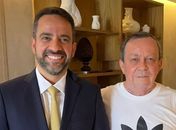 Deputado Paulo Dantas e seu pai o ex-deputado Luiz Dantas