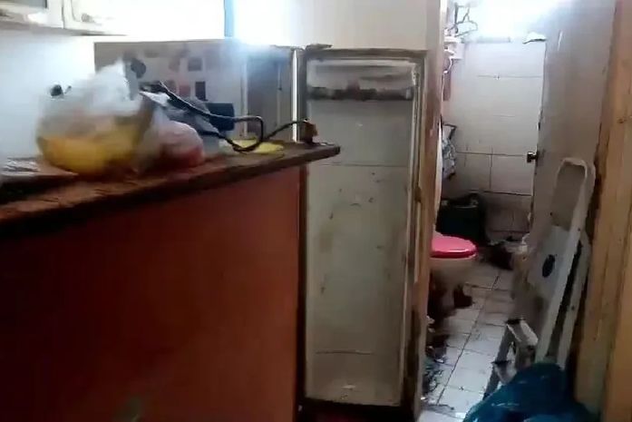 Geladeira onde corpo foi encontrado em Aracaju 