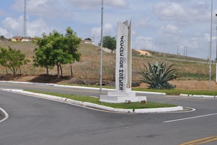 Entrada para cidade de Jacaré dos Homens