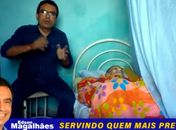 Idoso morador de Santana do Ipanema com 90 anos portador de pneumonia é contemplado com colchão pneumático