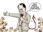 Candidato à Presidência da República Federativa do Brasil faz campanha contra Satanás.