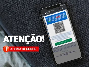 Link informa que pagamento de imposto pode ser feito através do PIX 