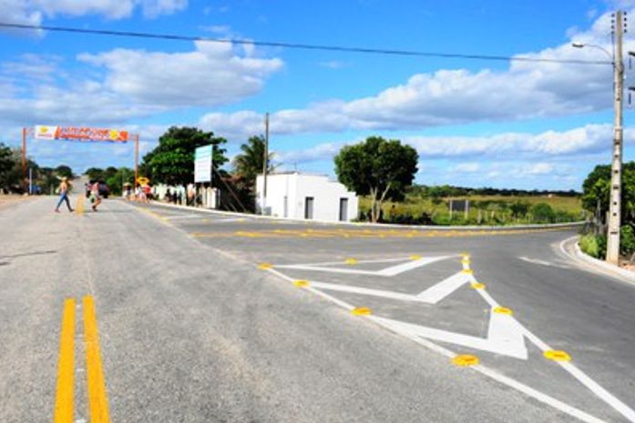 Entrada do município de Palestina, Sertão de Alagoas