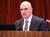 O ministro Alexandre de Moraes, presidente do TSE
