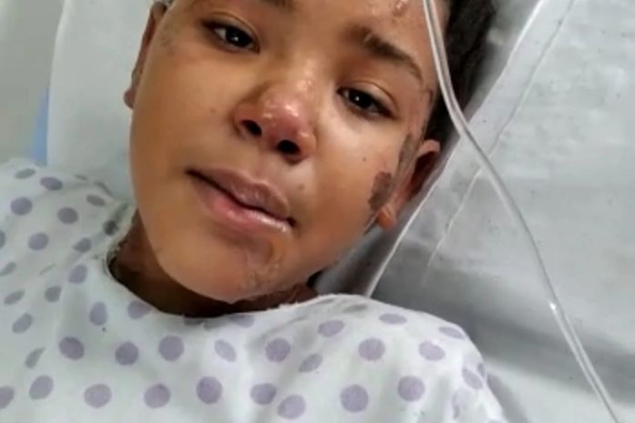 Geovanna Pereira, de 9 anos, estava internada e faleceu na manhã deste Domingo (25)