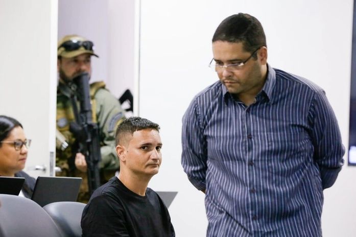 Bruno Barbosa e José Henrique, réus da ação penal por homicídio