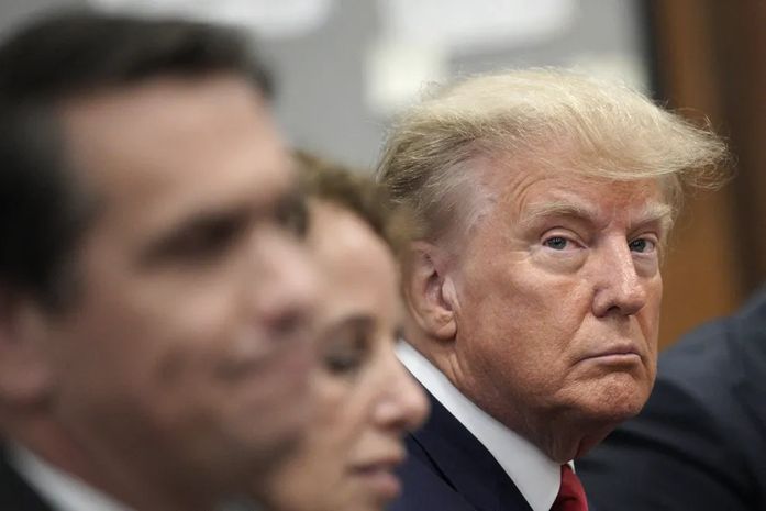 Donald Trump no Tribunal Criminal de Manhattan