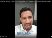 “Tentaram me tirar da disputa numa jogada política superada, mas a força que pede o novo é muito mais forte'', Disse Cunha