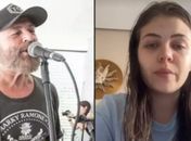 Rinaldo Oliveira Amaral, o Mingau do Ultraje a Rigor, e a filha, Isabella Aglio
