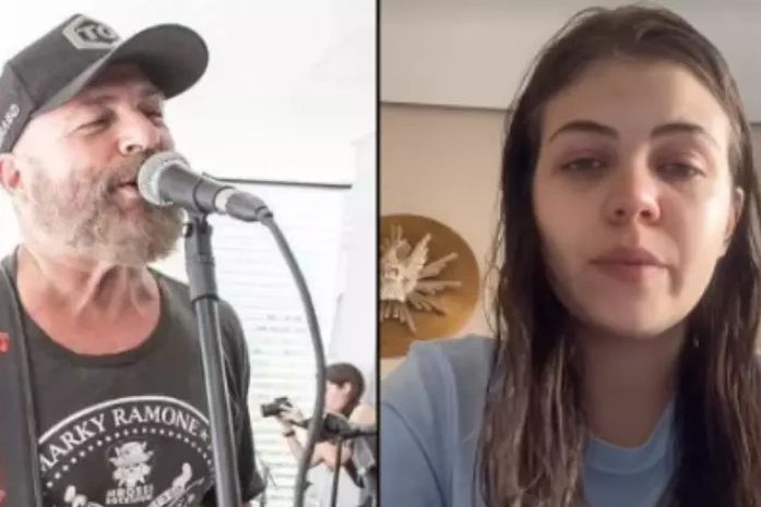 Rinaldo Oliveira Amaral, o Mingau do Ultraje a Rigor, e a filha, Isabella Aglio

