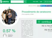 Vakinha Virtual é criada para ajudar garota com sério problema de visão em Batalha