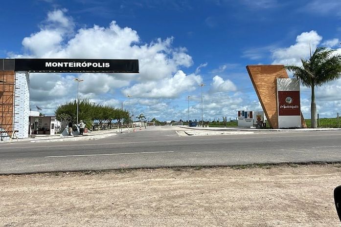 Entrada da cidade de Monteirópolis, Sertão de Alagoas