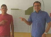 Jovem Jadson e o Advogado Edson Magalhães