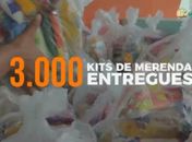 3 mil kits de merenda escolar são distribuídos para alunos da rede pública de Olivença
