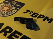 Tapera: Jovem é preso após pilotar motocicleta portando simulacro de arma de fogo e apresentar sinais de embriaguez 