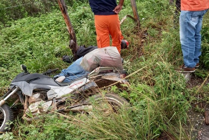 Motociclista morre após atingir estaca na AL-130 em Santana do Ipanema