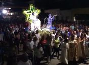 Cerca de 10 mil pessoas, segundo organização, participam da Festa de Nossa Senhora Aparecida em Olho d´Água das Flores