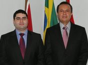 Ex-prefeito de Mata Grande Jacob Brandão ao lado de seu sucessor, Prefeito Erivaldo Mandu