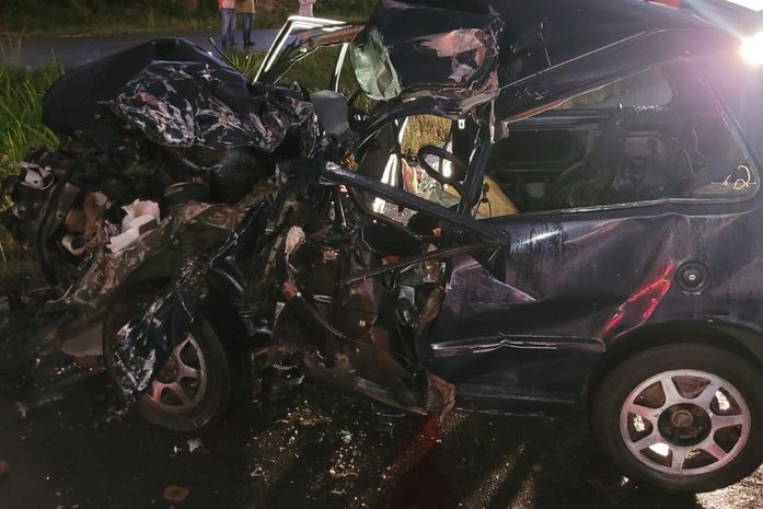 Casal morre em grave acidente envolvendo carro de passeio e caçamba em São José da Tapera
