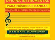 Oficina instrumental para músicos e bandas será realizada em Delmiro Gouveia