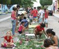 Ornamentação de Corpus Christi em Monteirópolis, Sertão de Alagoas