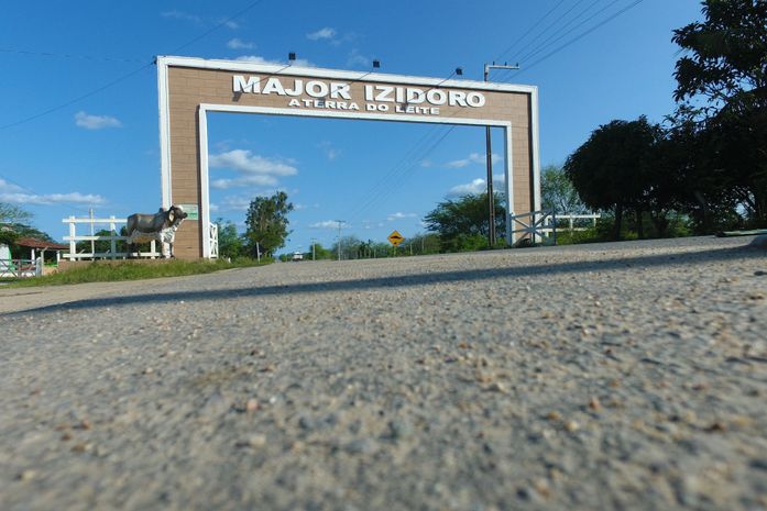 Entrada do município de Major Izidoro