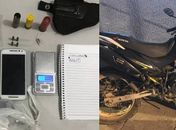 Em Major Izidoro, polícia recupera moto com queixa de roubo e apreende munições, celular e balança de precisão
