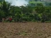 "Paredão" de Barragem é alvo de incêndio na zona rural de Major Izidoro; Veja vídeo