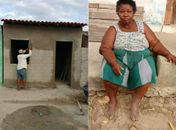 Com a ajuda de moradores, idosa que sofre de obesidade mórbida tem nova casa erguida em Monteirópolis