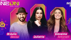 Juliette, Giovanna Antonelli e Bráulio Bessa estão entre as atrações do NEON 2026 em Maceió