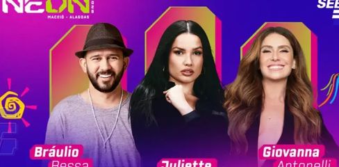 Juliette, Giovanna Antonelli e Bráulio Bessa estão entre as atrações do NEON 2026 em Maceió