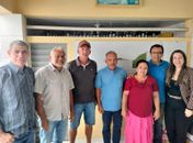 Reunião com os pré-candidatos a vereadores e apoiadores a candidatura de Edson Magalhães Progressistas 11 (PP). Na foto : Afonso Gaia, Mario Silva, Jacson Chagas, Marcos Davi, ACS Andréa Alencar, Edson Magalhães e a Vereadora Carol Magalhães