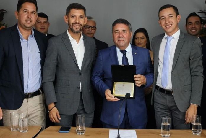 Ao receber a honraria, Márcio Roberto falou que o seu sentimento é de gratidão