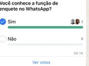 WhatsApp libera enquetes para todos os usuários; veja como usar
