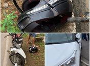 Santana do Ipanema: Motociclista fica gravemente ferido após colidir motocicleta em veículo no trecho da BR 316