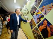 Vice-governador visita estande da Secdedf e destaca importância da inclusão na 11ª Bienal do Livro