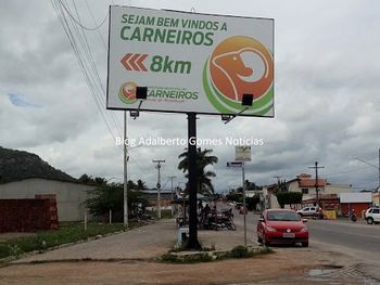 Entrada da cidade de Carneiros