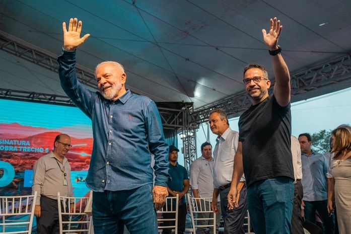 Lula e Paulo Dantas assinam OS para nova etapa do Canal do Sertão
