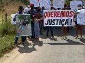 Manifestação é realizada em São José da Tapera por familiares de mulher morta pelo ex, caso segue impune há mais de 3 meses