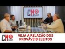 VEJA A RELAÇÃO DOS PROVÁVEIS ELEITOS