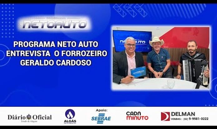 PROGRAMA NETO AUTO  ENTREVISTA  O FORROZEIRO GERALDO CARDOSO