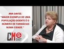 ANA DAYSE: ‘’MAIOR EXEMPLO DE UMA POPULAÇÃO DOENTE É O NÚMERO DE FARMÁCIAS NUMA CIDADE ‘