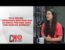 TECA NELMA: ' PESQUISAS MOSTRAM QUE EU BRIGO POR UMA VAGA COM MARCOS BARBOSA'